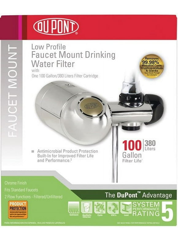 Dupont Inline Water Filter,0.5 gpm,100 psi WFFM300CH