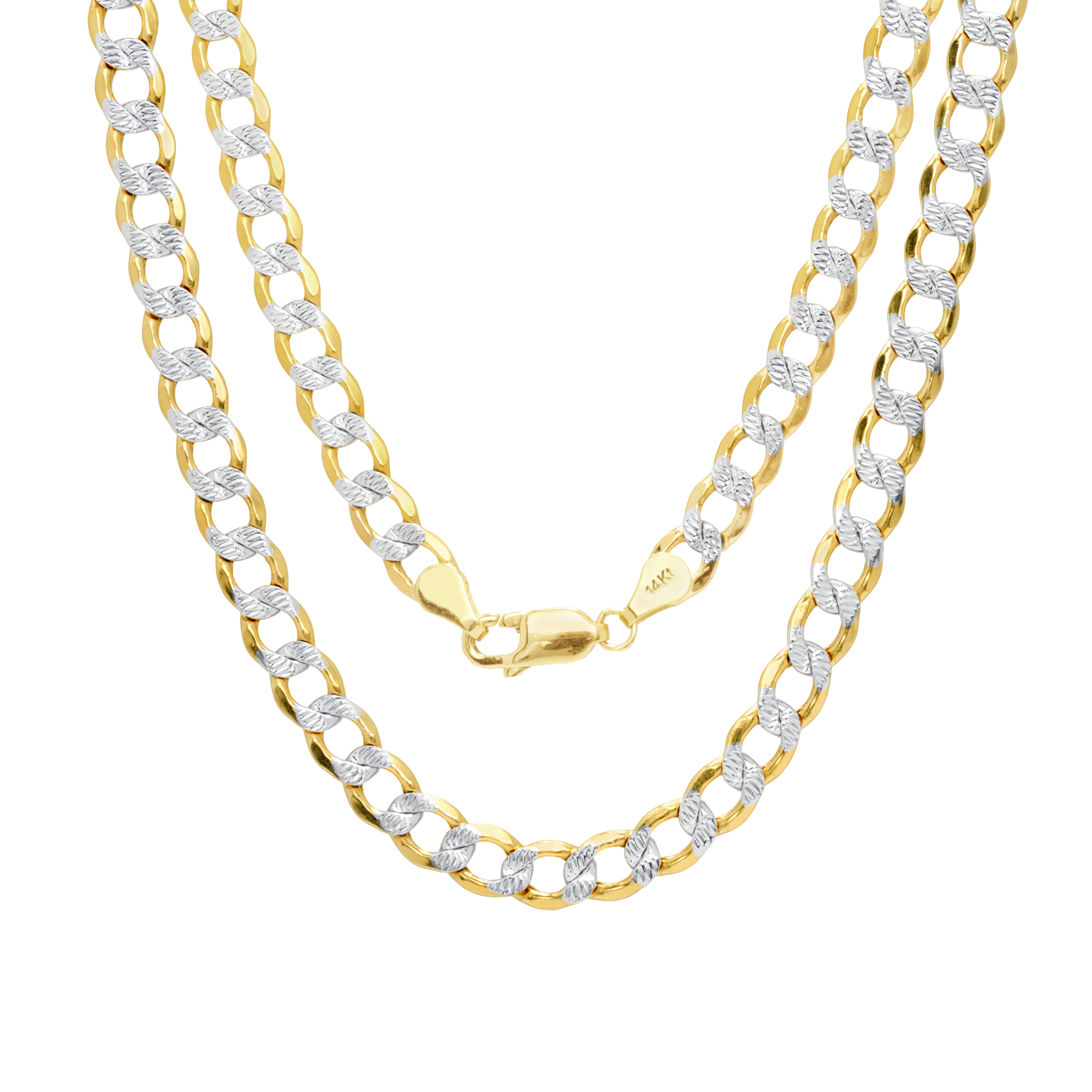 14k Yellow Gold 5.5mm Hollow Diamond 