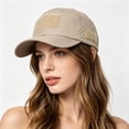 thumbnail image 6 of Beautynvta Baseball Cap with Loop Field, Outdoor Breathable Sports Hat, Mesh Sunshade Hat for Men Women Outdoor Hiking Fishing, 6 of 8
