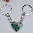 thumbnail image 2 of 2Pcs Matching Brick Heart Keychain for Couples, Best Friend Heart Keychains Valentine’s Day Birthday Key Chain, 2 of 4