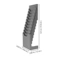 thumbnail image 2 of Shisuyan Free Standing Attendance Cards Shelf Information Cards Rack Retractable Time Cards Storage Rack, 2 of 8
