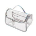 thumbnail image 1 of Neceser de viaje transparente, bolsa de aseo de PVC, bolsa de almacenamiento multifuncional de gran capacidad y colorida, 1 of 5