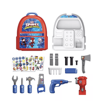 TTO チャンピオン トイベルトセット (プラスチック製) Big Boy's Workshop Deluxe Tool Belt Playset - 18-Piece Kids Toy