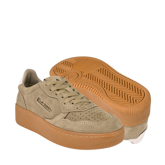 TENIS CASUALES CLASBEN MUJER CLEINK GAMUZA CAFE