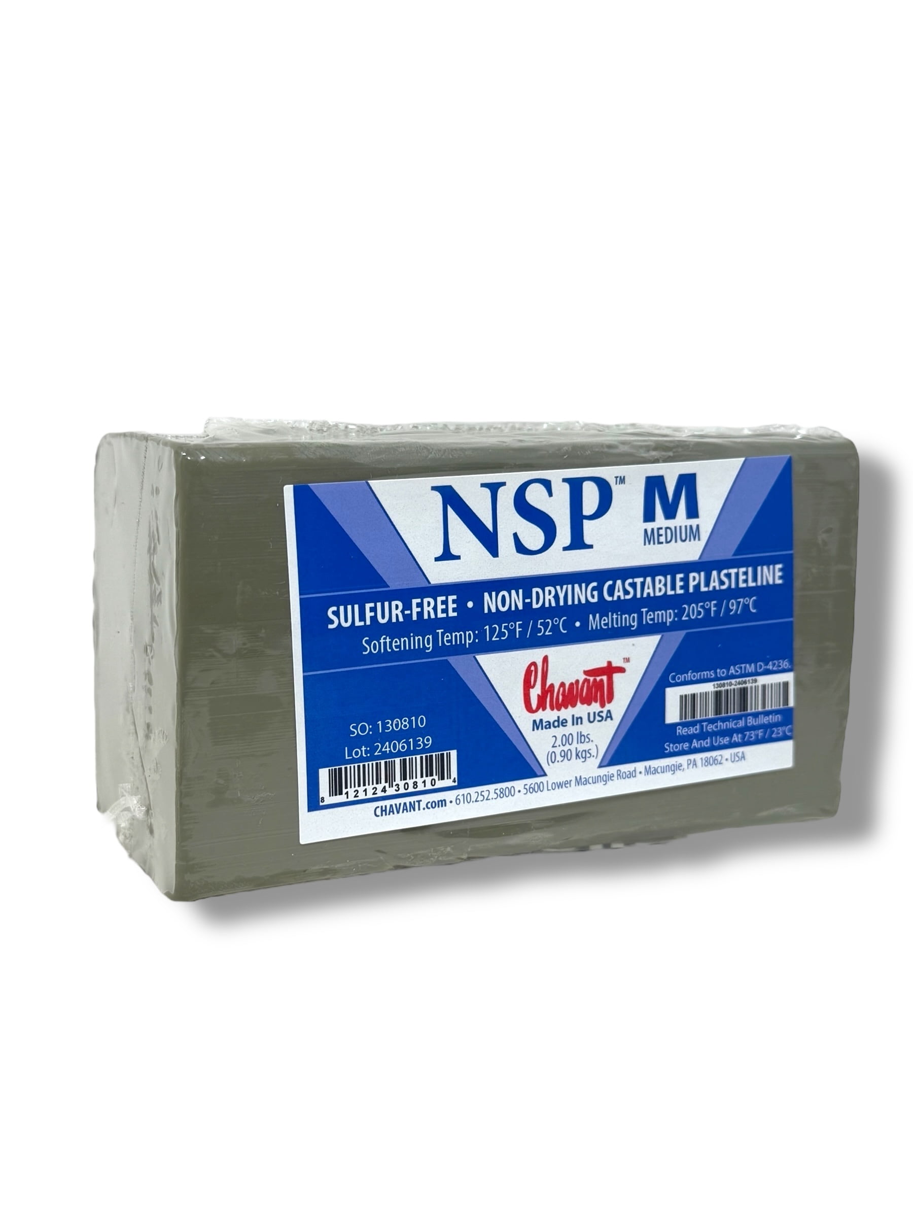Chavant - NSP - Medium Green ( 2lb Brick )