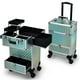 thumbnail image 1 of Estuche de maquillaje enrollable Hododou Blue con cajón, carrito de viaje, 1 of 7