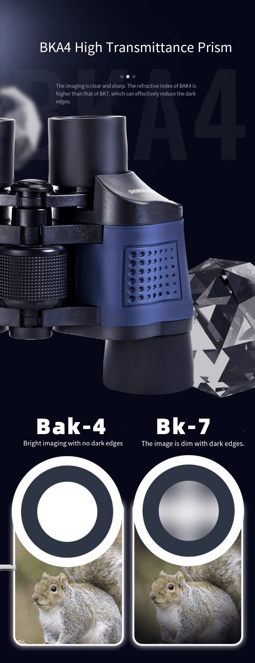 60x60 HD Telescope  Binoculars Ipx4 Waterproof Bak4 Prism Fmc Coating Folding Portable For Observing Outdoor Scenery Camping Hunt