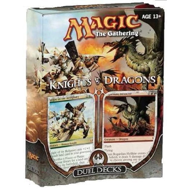 Magic the Gathering: MTG Duel Decks: Knights vs Dragons (Two 60 Card Decks)