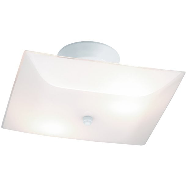 Mainstays 11.5' Traditional White Living Room Flush Mount Lights