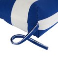 thumbnail image 3 of Cabana Blue Stripe Outdoor High Back Chair Cushion, 3 of 7
