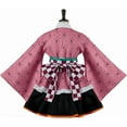 thumbnail image 4 of Kamado Nezuko Kimono Dress Adult Women's Lolita Maid Dress Kimono Dress Suit, 4 of 7