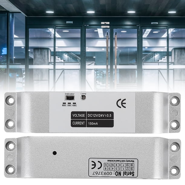 Cerradura de puerta abatible eléctrica Jadeshay DC12V 1000 KG magnética