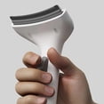 thumbnail image 4 of Pet Hair Remover Brush for Dogs and Cats – Ergonomic Arc-Blade Deshedding Tool for Seasonal Shedding, Bath Prep & Daily Grooming, 10.2 x 3.5 x 1.2 in, 4 of 6