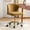 GOLDEN, variant on Tina's Home Orange Velvet Swivel Office Chair with Gold Legs, Adjustable Height Rolling Desk Chair for Vanity
