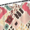 thumbnail image 4 of Nordic Boho Shower Curtain 36x72 Inches, Quick-Dry Polyester with Plastic Hooks, Earth Tone Artistic Tribal Pattern for Vintage Bathrooms, 4 of 5
