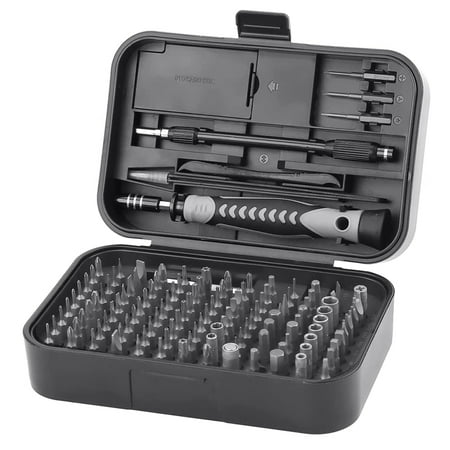 

130 in 1 Screwdriver Set Magnetic Repair Tool Kit Magnetic Repair Tool Kit with Tweezer Flat