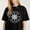 Black-3, variant on Colorful Preschool Squad Graphic For Women Fun School themed Casual Tee print T Shirt