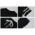 thumbnail image 4 of Sherrylily Girls 2 Piece Outfits Kids Casual Short Sleeve Crop Tops Drawstring Shorts Sets 4-15, 4 of 4