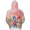 thumbnail image 2 of Happy Valentine’s Day Adorable Great Dane Puppy Holding Heart Balloon All Over Print 3D Hoodie Unisex Merch Hoodies Danes Dog Lover Gifts - 00030, 2 of 6