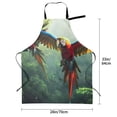 thumbnail image 5 of Lsque Flying Parrots In Jungle Waterproof Apron Chef Aprons for Men Heavy Duty Chemical Work Apron Extra Long Grilling Aprons with Adjustable Bib Apron, 5 of 9
