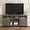 ‎Grey, variant on 63-In Farmhouse TV Stand with Adjustable Shelves Cabinet Doors and Storage for Living Room and Bedroom Wood Color