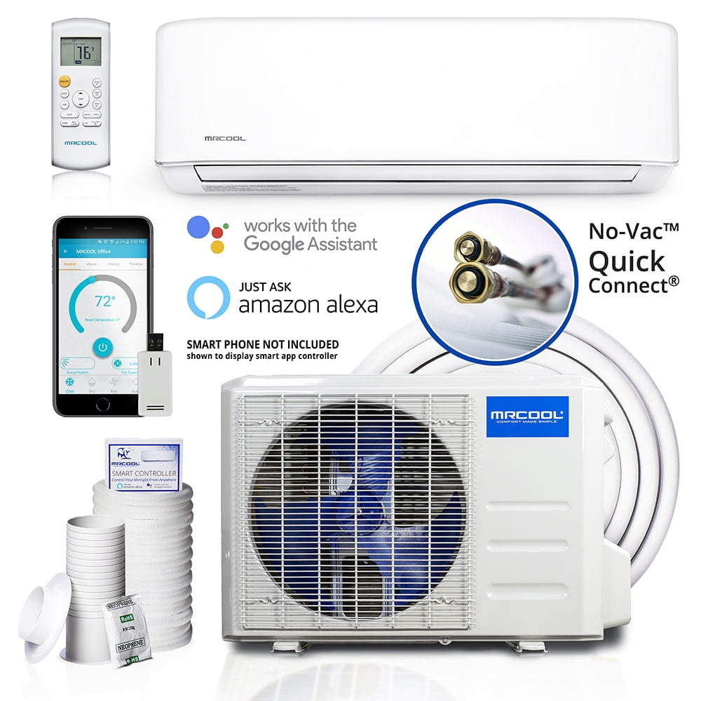 MRCOOL DIY 24,000 BTU Ductless Mini Split AC and Heat Pump with  Wireless-Enabled Smart Controller - Walmart.com