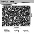 thumbnail image 7 of COEQINE Universal Cargo Liner for Cars SUVs, Scratch-proof Trunk Protection Cute Back Cargo Mat Vehicle Interior Accessories, 29 x 39 Inches, Gothic Skull Butterfly Floral, 7 of 7