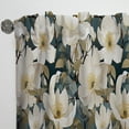 thumbnail image 6 of Designart "Rose Garden In White And Green" Rose Traditional Curtain, Floral Panel, 6 of 6