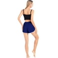 thumbnail image 6 of Teen Girls High Elastic Waist Workout Sports Track Shorts,Running Shorts Athletic Gym Yoga PE Shorts,Super Comfy Casual Sporty Lounge Short Pants Dolphin Shorts,S-4XL Blue, 6 of 9