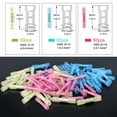 thumbnail image 3 of 50Pcs 22-16AWG Red Heat Shrink Wire Butt Connectors Waterproof Splice Terminals, 3 of 11