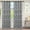 Black-White, variant on Ghera Light Filtering Opaque Floral Jacquard Curtain Set Black-White / 52"x84"