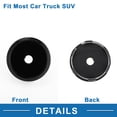 thumbnail image 5 of Unique Bargains Universal Wheel Center Hub Cap Durable 65mm 2.56" Outside Diameter Vehicle Hub Covers Gloss Black, 5 of 6