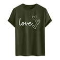 thumbnail image 3 of biudgviw Men's Valentines Day Shirt Short Sleeve Casual Printed Graphic Tee Tops Crewneck Lightweight Loose Fit T-Shirt S-XXL, 3 of 3