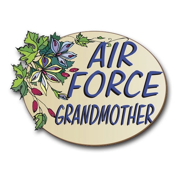3.8 Inch Air Force Grandmother Pride Vinyl Transfer Decal