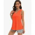 thumbnail image 5 of Women Deep V Neck Tank Top Sleeveless Flowy Shirt Summer Loose Tank Top for Women, 5 of 6