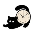 thumbnail image 3 of Reloj de pared de gato, reloj de pared acrílico, reloj de gato que no es , reloj decorativo para habitación para niños, oficina, salón de estar 30cmx27cm, 3 of 8