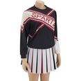 thumbnail image 3 of Women's Spartan Cheerleader Dress Female Cheerleader Uniform Dress Full Set, 3 of 7