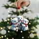 thumbnail image 5 of Adorno Navideño Colgante de Acrílico 2D | Decoración Navideña Multicolor | Ligero, 8 X 6,5 Cm, Ideal para Árbol de Navidad, Coche, Pared y Chimenea | Regalo Perfecto de Navidad, 5 of 6