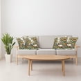 thumbnail image 4 of Ambesonne Rustic Throw Pillow Cover Pack of 4, Vintage Farm Pig and Horse, 4 Pcs-16" x 16", Mustard Green Taupe, 4 of 5