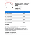 thumbnail image 2 of Ignition Coil Assembly Wiring Harness - Compatible with 1975 - 1982 Buick Skylark 1976 1977 1978 1979 1980 1981, 2 of 2