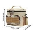 thumbnail image 3 of Dmlowu Lunch Bag Wear Proof Lunch Box for Women Insulated Cooler Lunch Box Lightweight Lunch Bag for Men Travel Office Back to School Supplies, 3 of 5