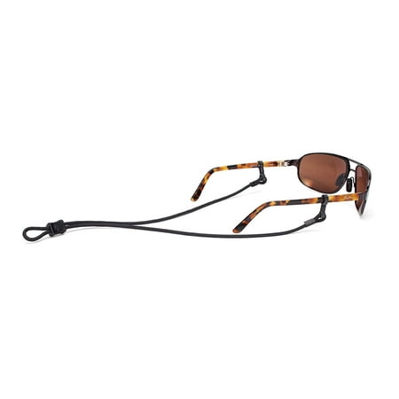 Terra Spec Adjustable Rope Eyeglass and Sunglass Retainer / Sport Strap, Black (2 Pack) Croakies