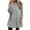 Grey, variant on Plain Sweatshirt Women Womens Winter Warm Sweater Winter Coat Fleece Thickening Plus Size Coat Jacket Casual Plus Size Loose Coat - Hontri