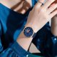 thumbnail image 5 of Reloj de Lujo para mujer LIGE con calendario azul ultradelgado, 5 of 7