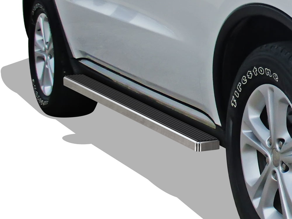 APS iBoard Running Boards 4 inches Compatible with Dodge Durango 2011