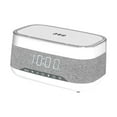 thumbnail image 1 of Altavoces portátiles,Altavoz BT multifuncional sonido estéreo Premium,Cargador inalámbrico de carga rápida fácil de transportar,Luz LED colorida Volumen ideal para regalo Blanco, 1 of 9