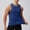 Navy, variant on Compression Tank Top Qiggri Men Solid Color Summertime Casual Fitness Sleeveless Exercise Running Training Waistcoat