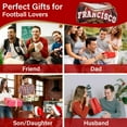 thumbnail image 6 of Football Blanket 60" x 50" Football Lovers Gifts for Men Women Football Style Throw Blanket Red Team Color Team for Sofa Bed Couch, 6 of 6