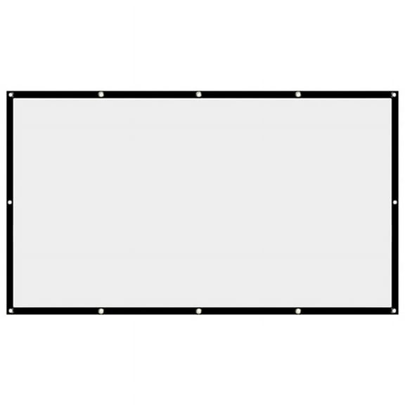 Projector Screen Movie 16:9 Portable Foldable Washable for Theater Home 150 Inch