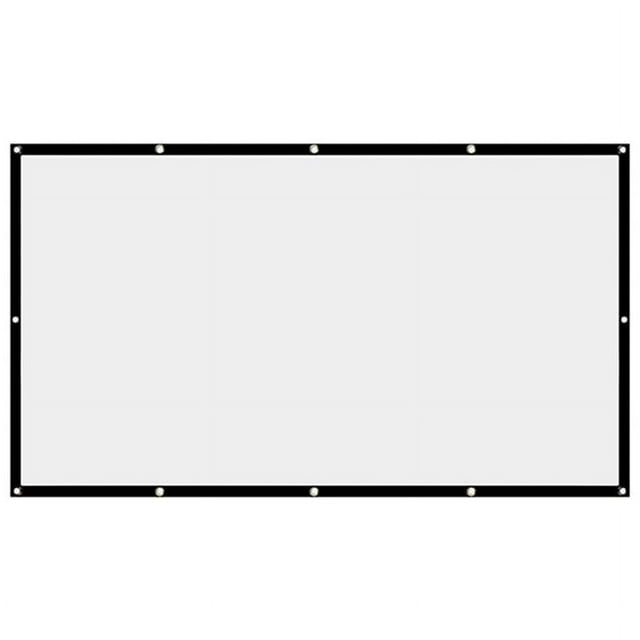 Pantalla de Proyector Pantalla de Cine 16:9 Pantalla de Proyector Portátil Plegable Lavable para Cine en Casa Película de 150 Pulgadas